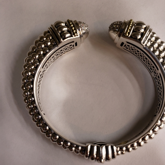 @SOLD@Diamond cuff bracelet - Picture 7 of 9